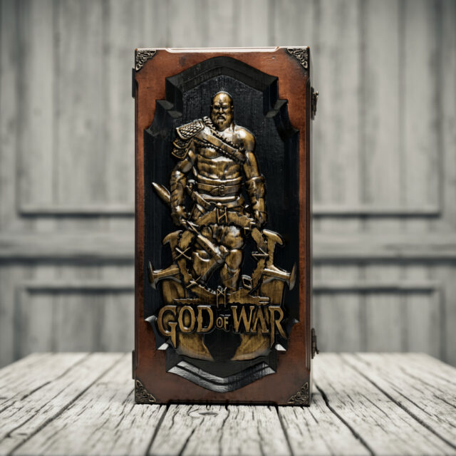 Нарды резные God of War Кратос бук